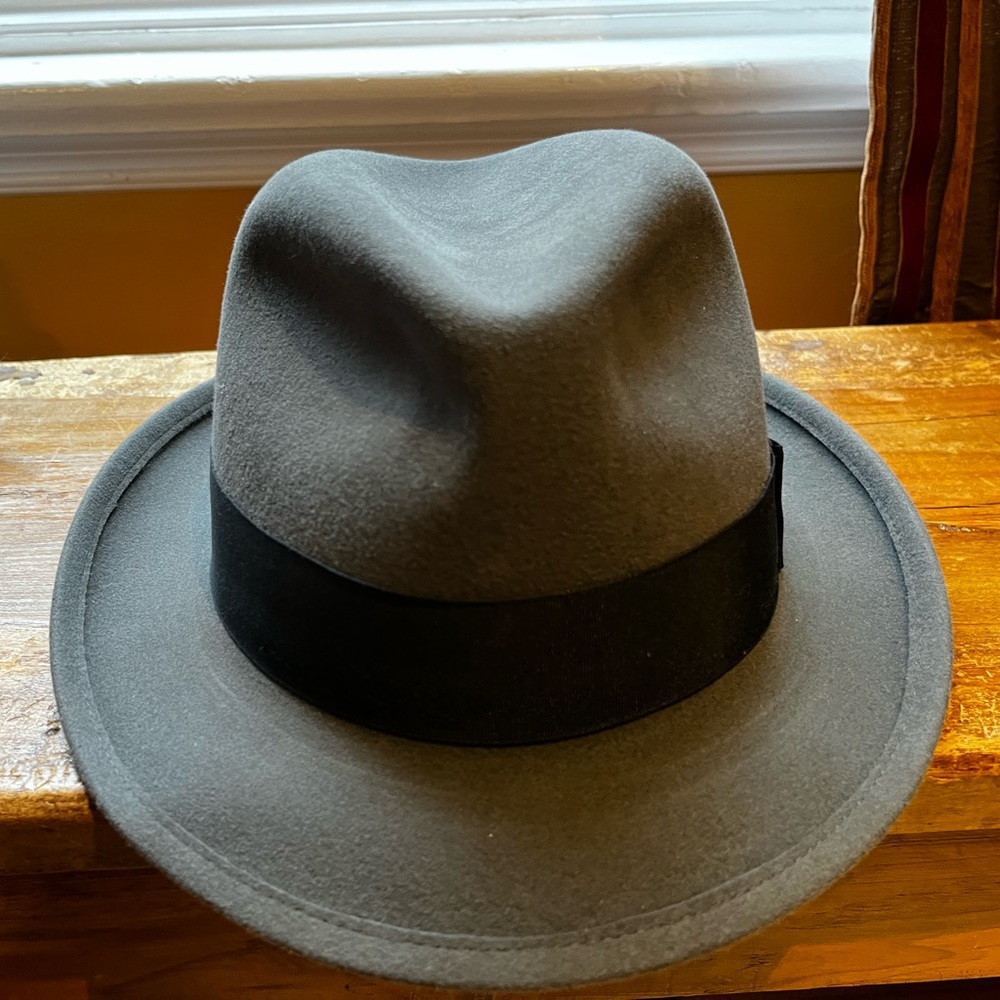 Biltmore Fedora in Steel Gray